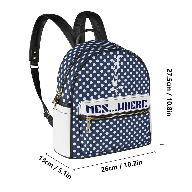 Women's Casual PU Leather Backpack