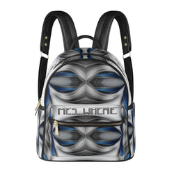 Men's Casual PU Leather Backpack