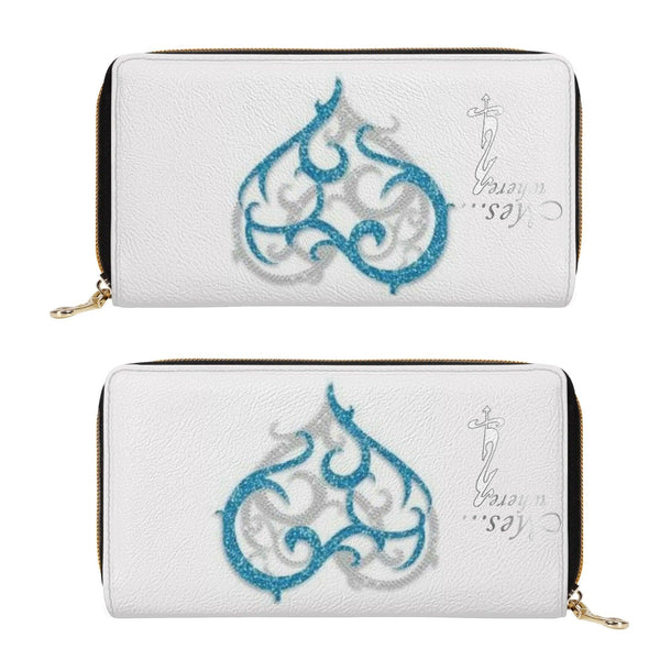 Clutch Leather Zipper Wallet