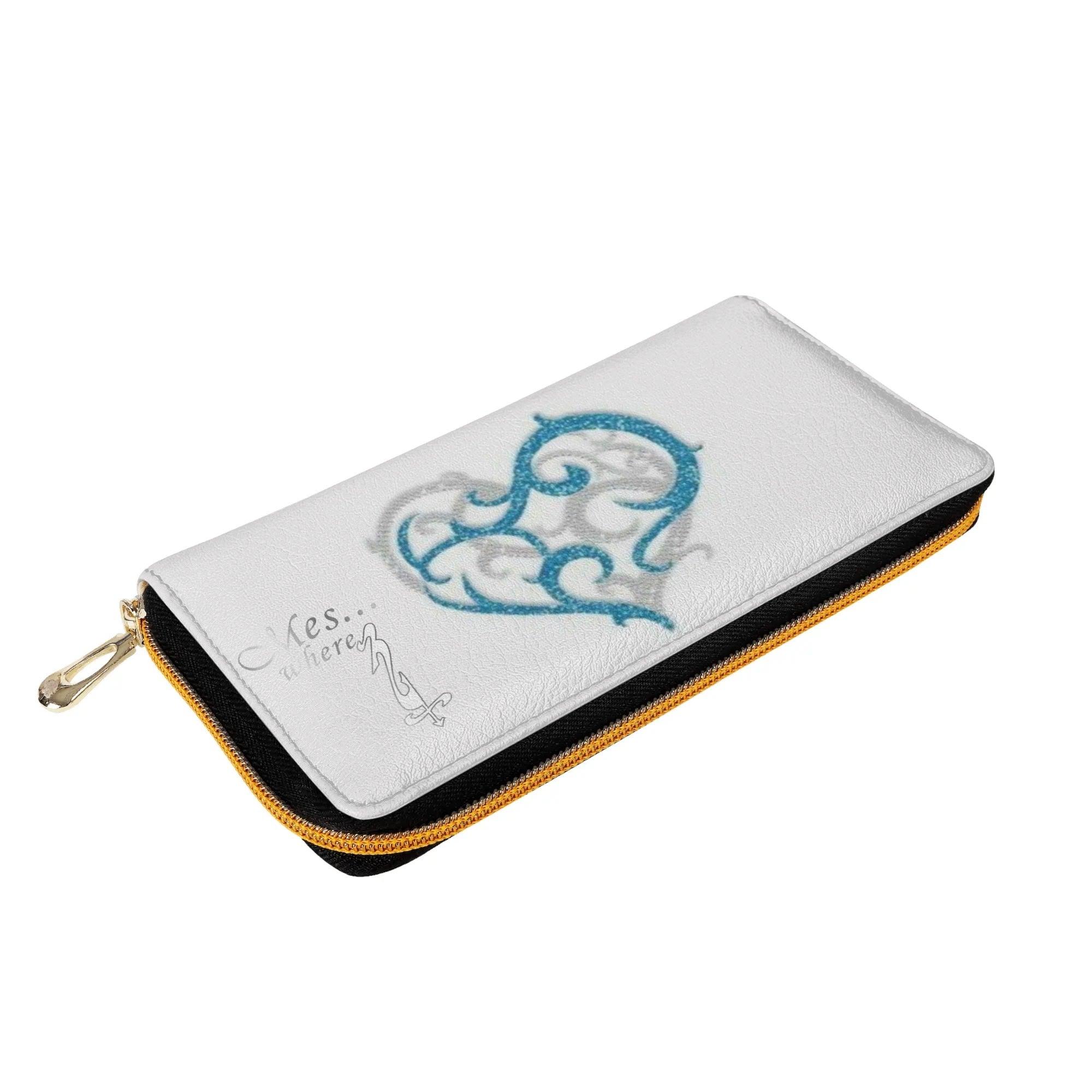 Clutch Leather Zipper Wallet - MES...Where