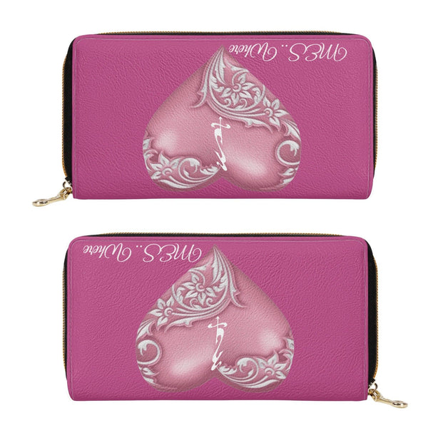 Clutch Leather Zipper Wallet