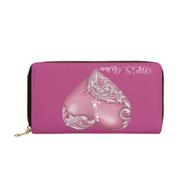 Clutch Leather Zipper Wallet