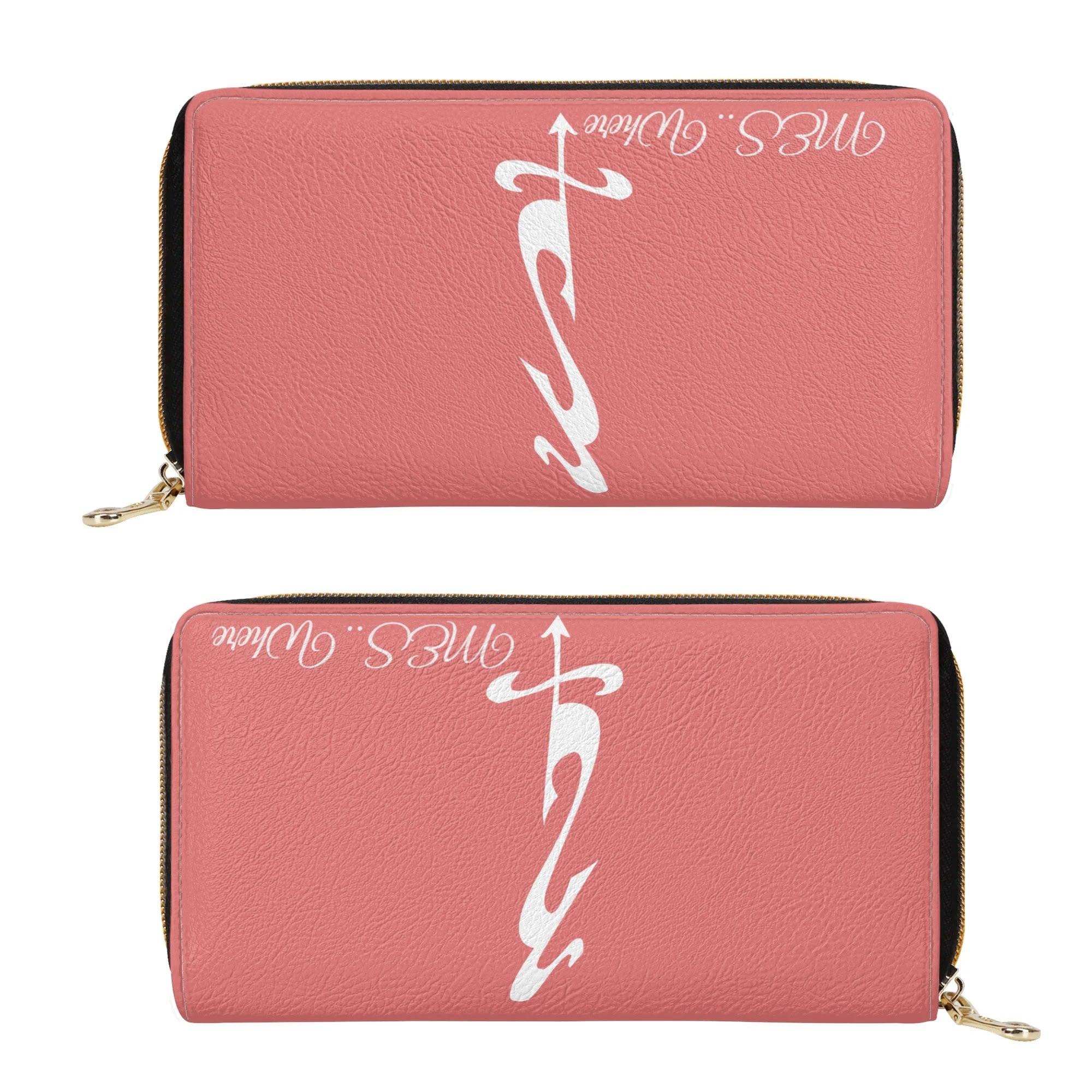 Clutch Leather Zipper Wallet - MES...Where