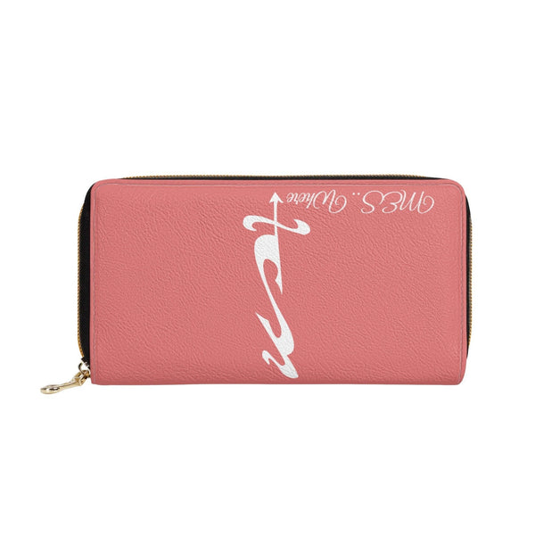Clutch Leather Zipper Wallet