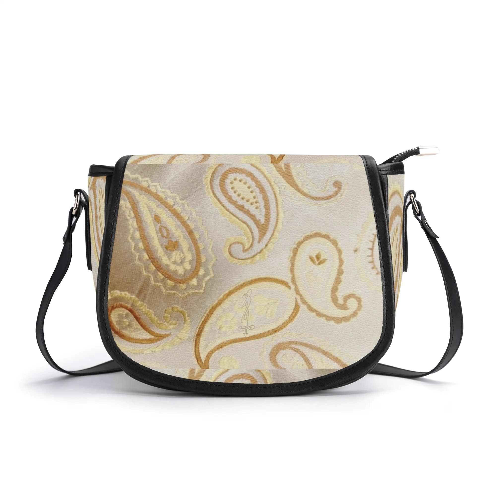 Women's Leather Saddle Bag - MES...Where
