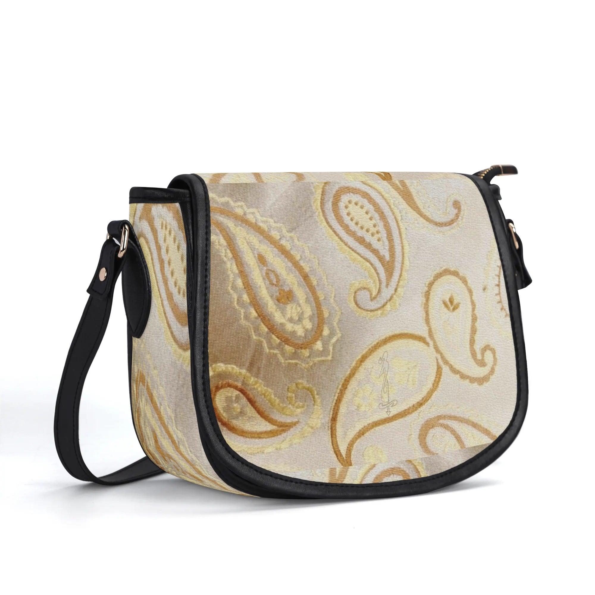 Women's Leather Saddle Bag - MES...Where