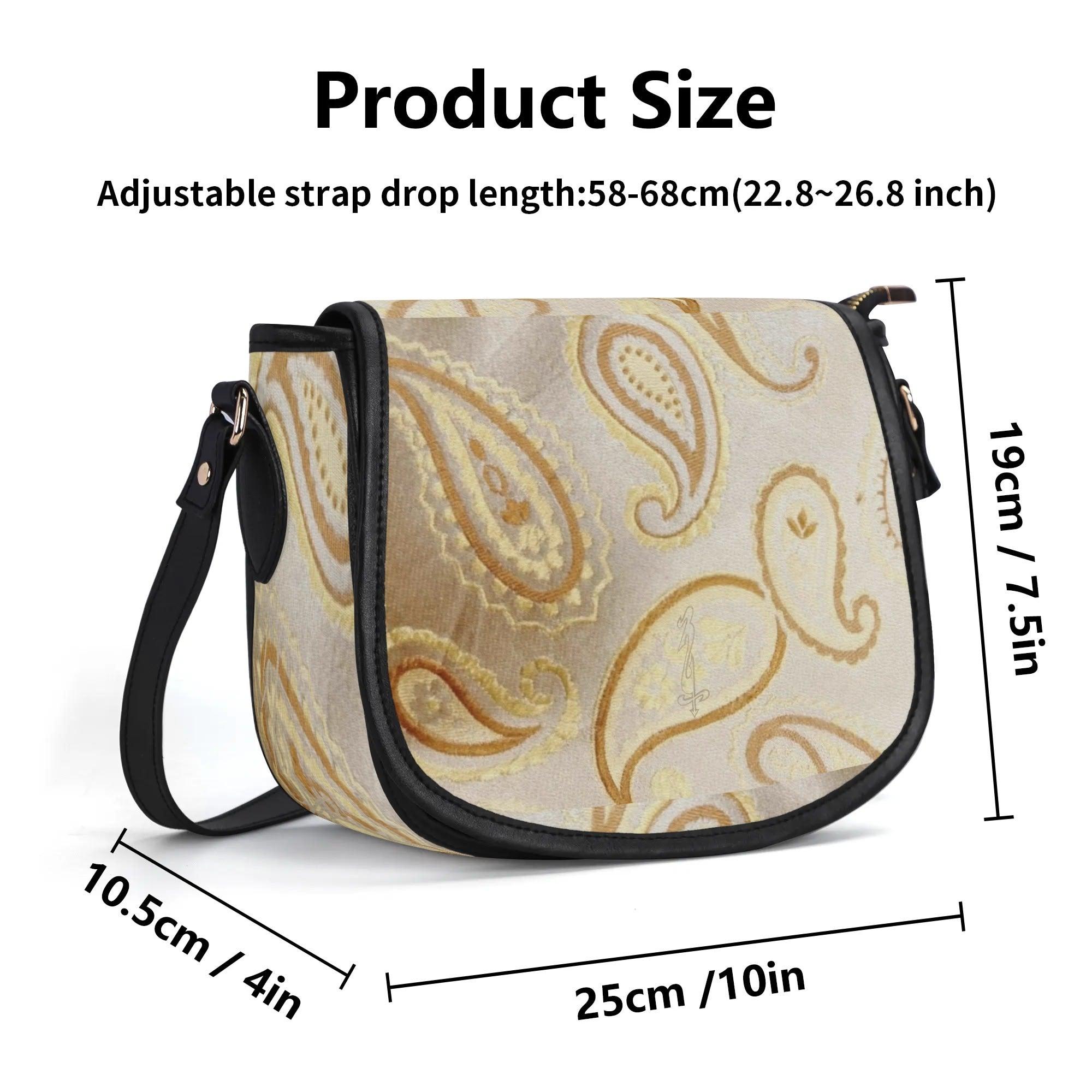 Women's Leather Saddle Bag - MES...Where