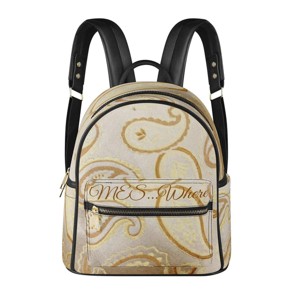 Women's Casual PU Leather Backpack