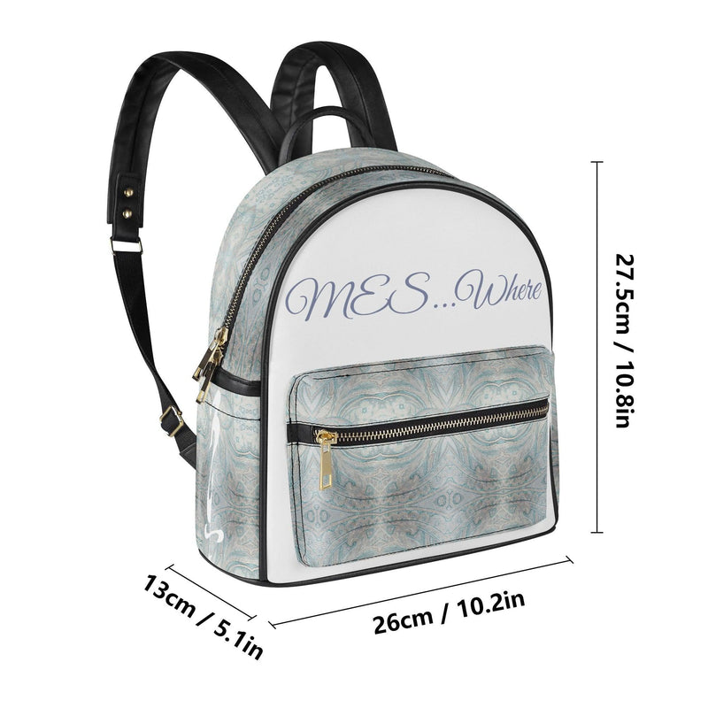Women's Casual PU Leather Backpack