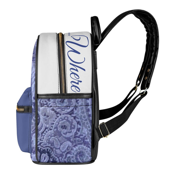 Women's Casual PU Leather Backpack
