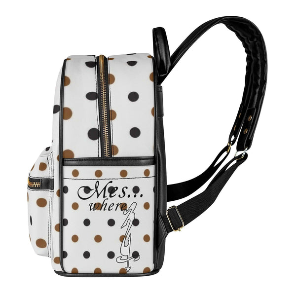 Women's Casual PU Leather Backpack