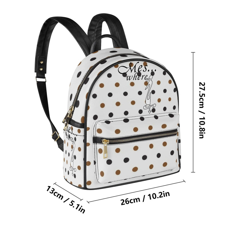 Women's Casual PU Leather Backpack