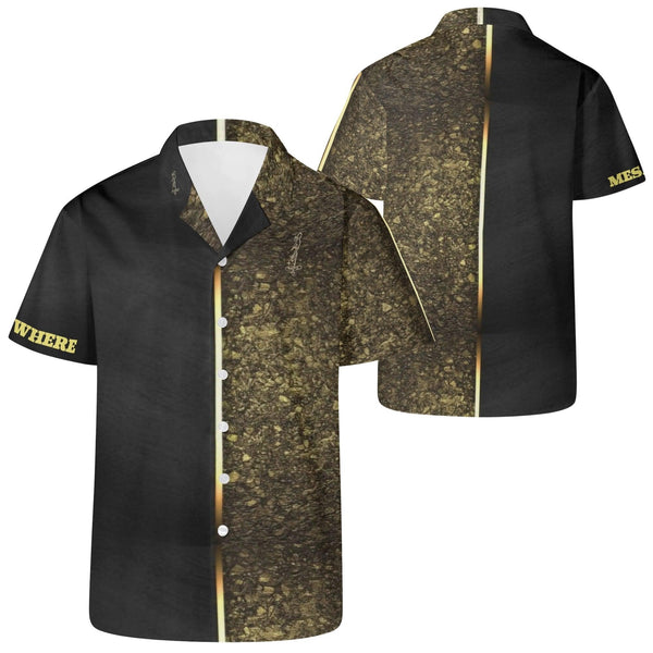 Men's All Over Print Casual Short Sleeve Shirt