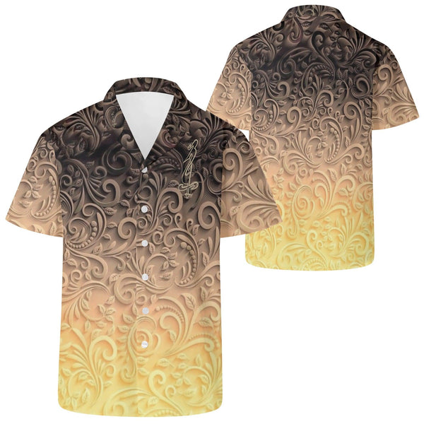 Men's All Over Print Casual Short Sleeve Shirt