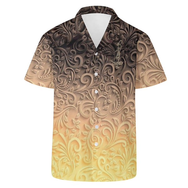 Men's All Over Print Casual Short Sleeve Shirt