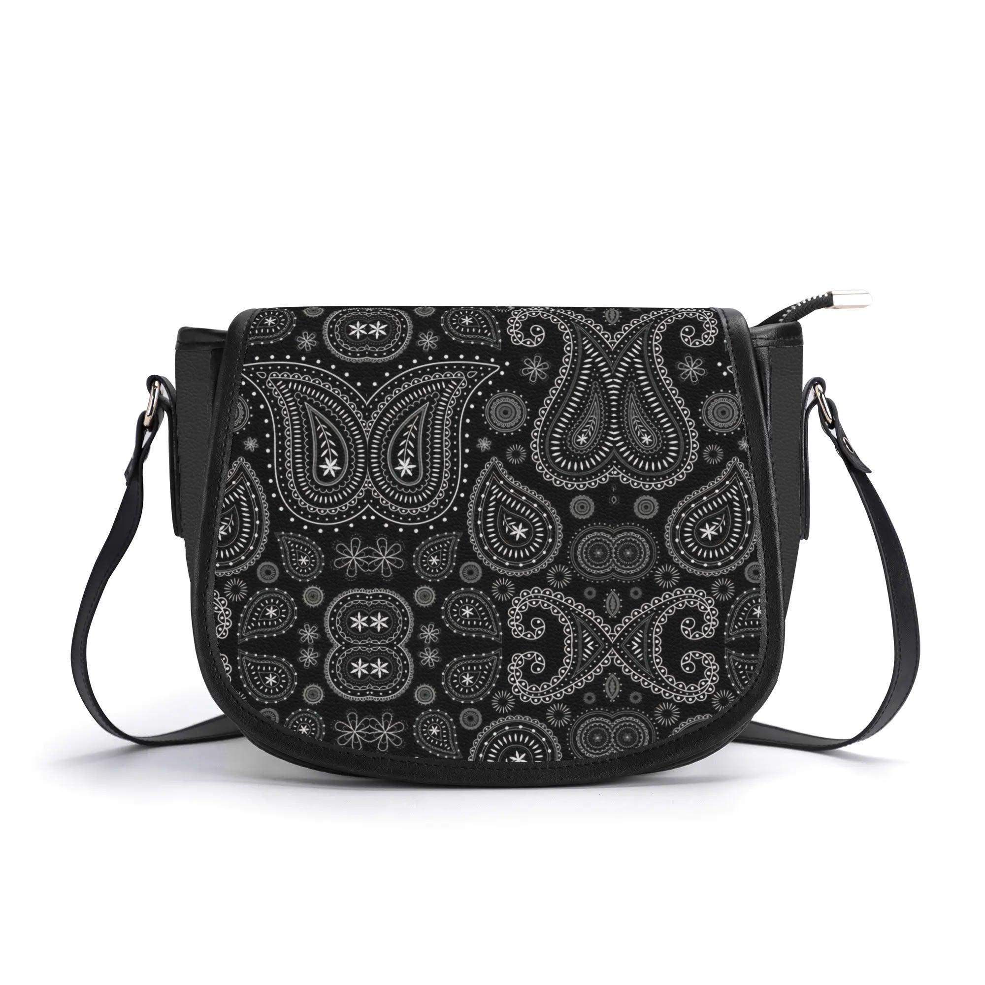 Women's Leather Saddle Bag - MES...Where