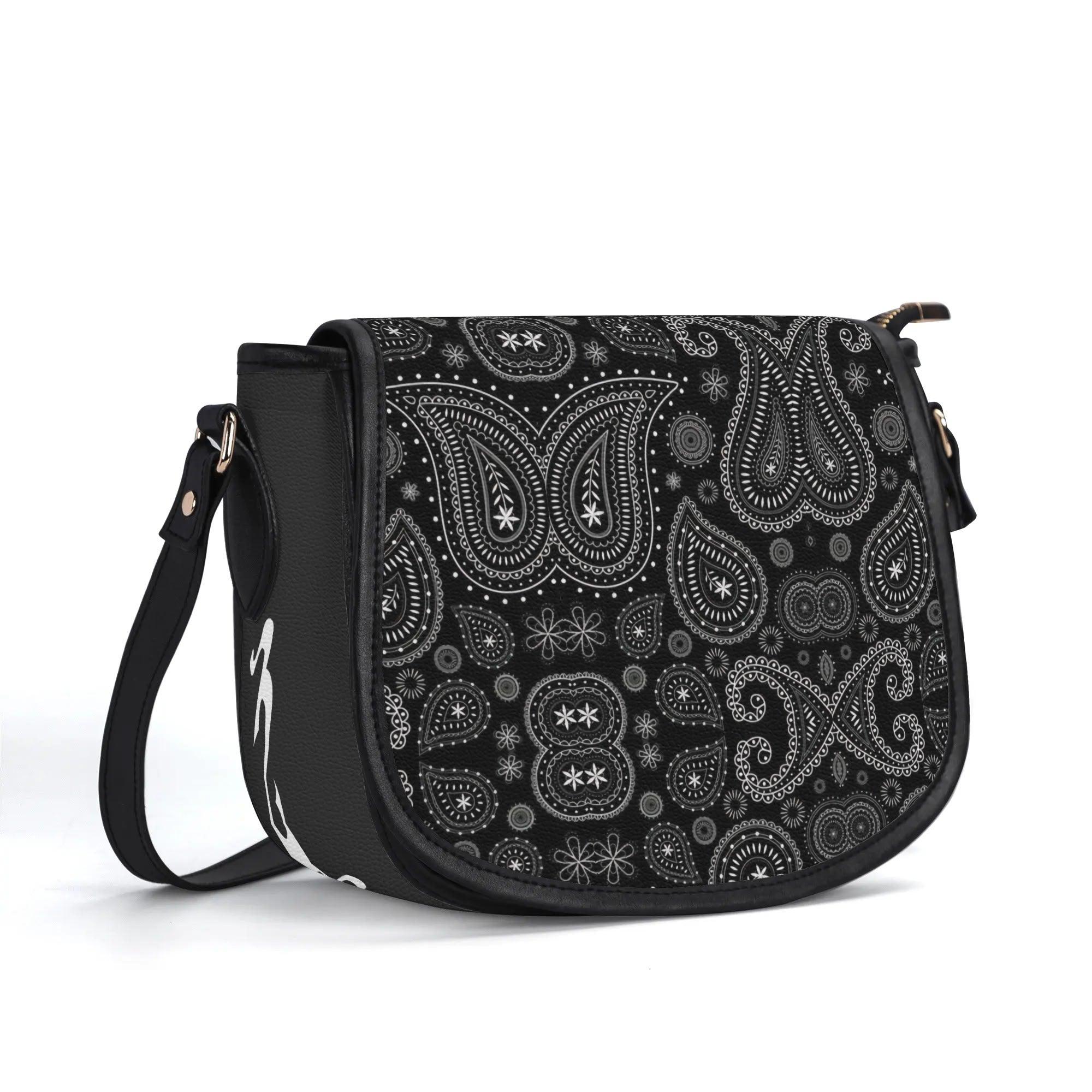 Women's Leather Saddle Bag - MES...Where
