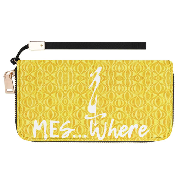 Clutch Leather Zipper Wallet
