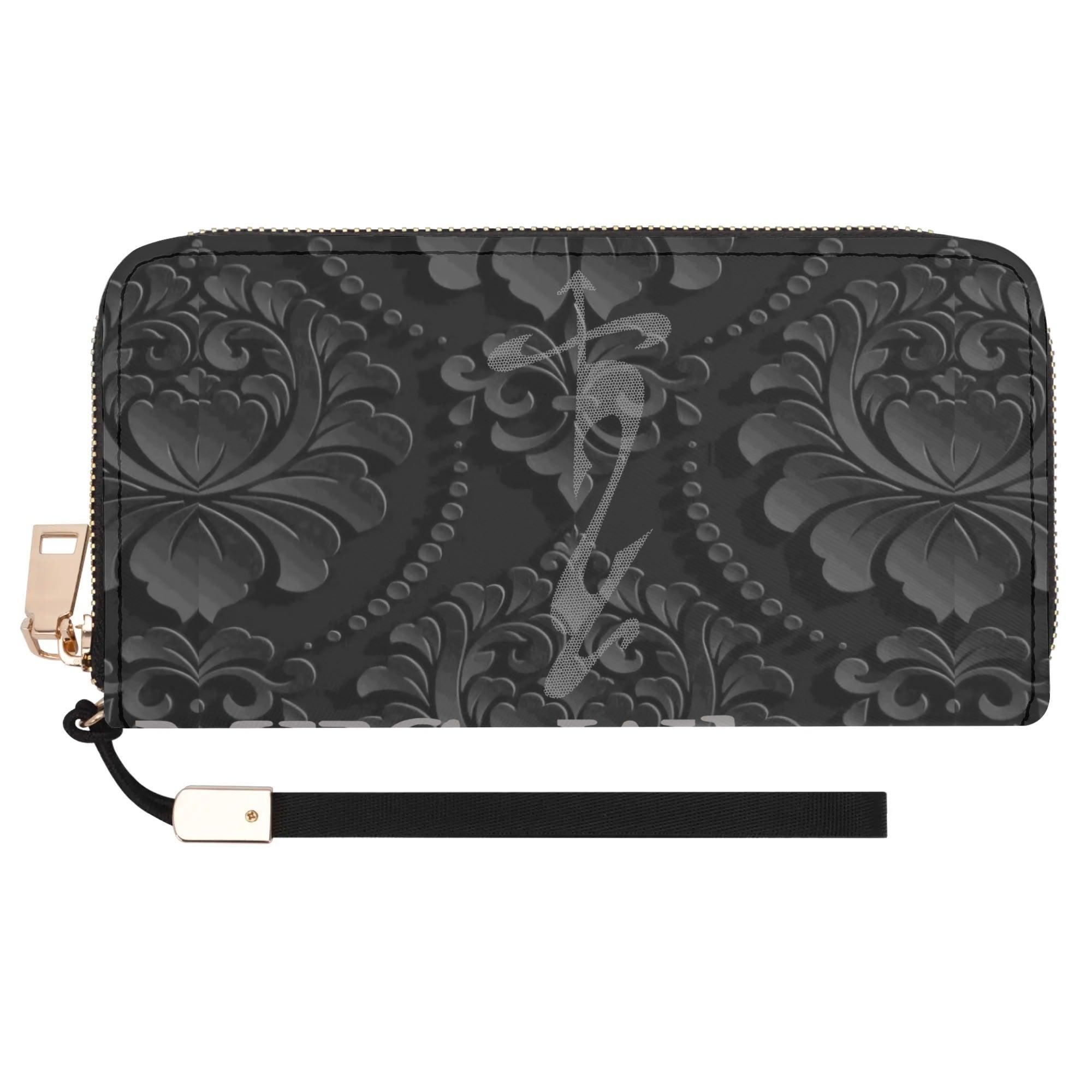 Clutch Leather Zipper Wallet - MES...Where