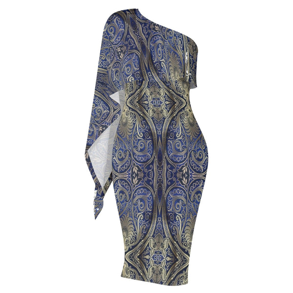 Women's Long Sleeve One Shoulder Party/Evening Dress