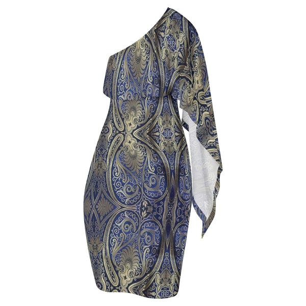 Women's Long Sleeve One Shoulder Party/Evening Dress