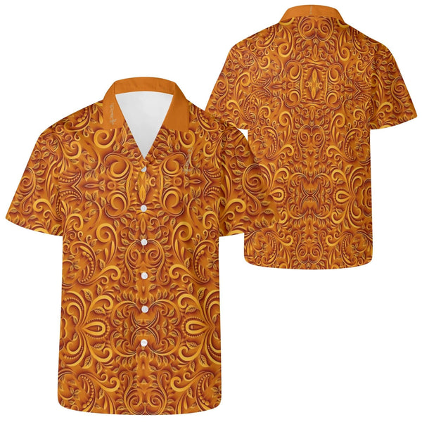 Men's All Over Print Casual Short Sleeve Shirt
