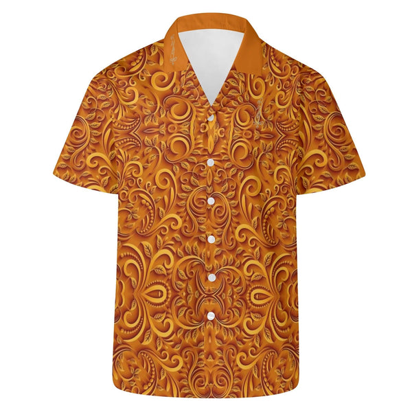 Men's All Over Print Casual Short Sleeve Shirt