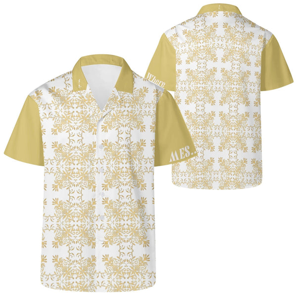 Men's All Over Print Casual Short Sleeve Shirt