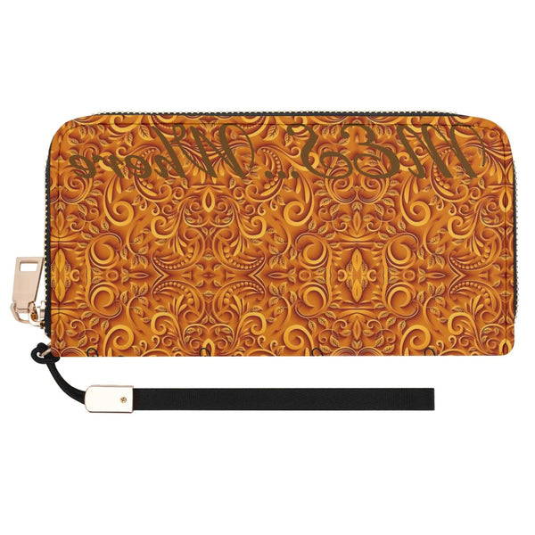 Clutch Leather Zipper Wallet