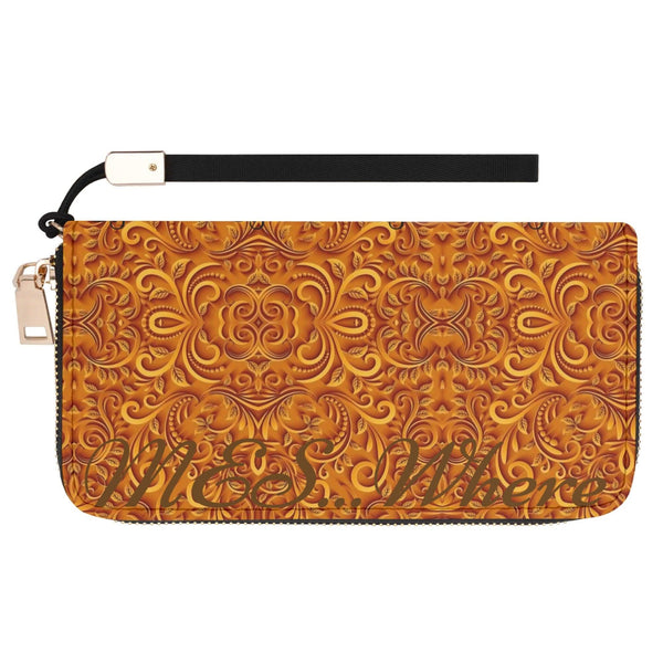 Clutch Leather Zipper Wallet
