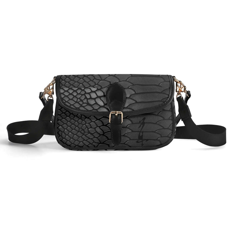 Women's Leather With Chain Crossbody Square Bag