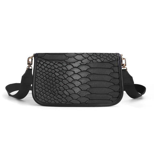 Women's Leather With Chain Crossbody Square Bag