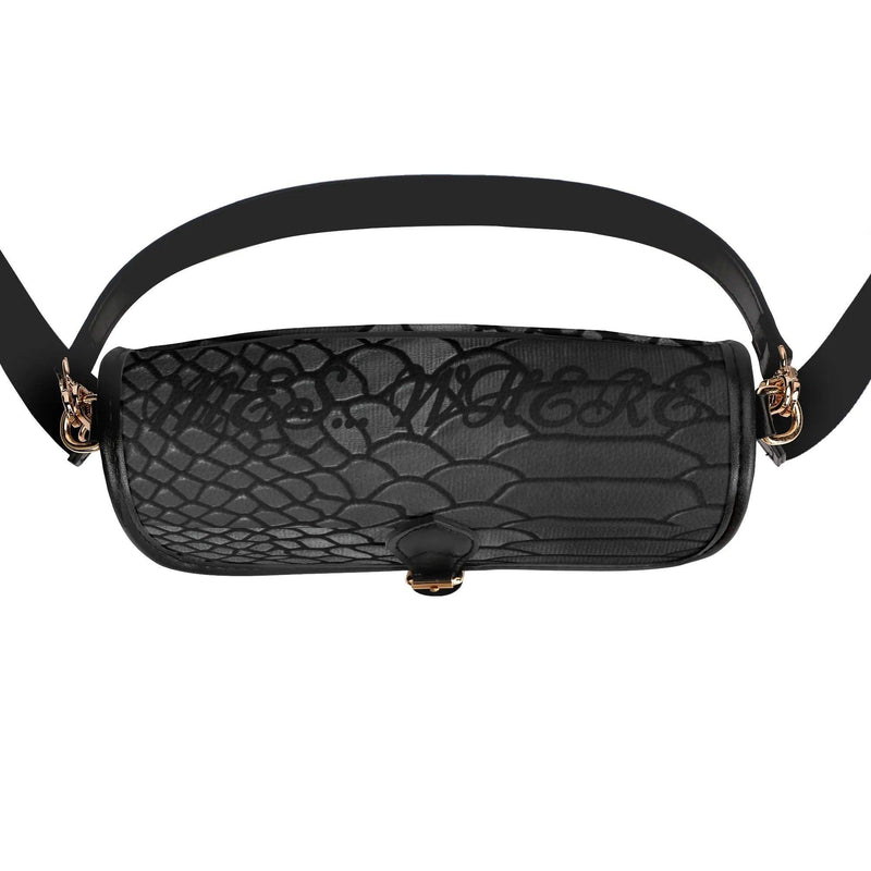 Women's Leather With Chain Crossbody Square Bag