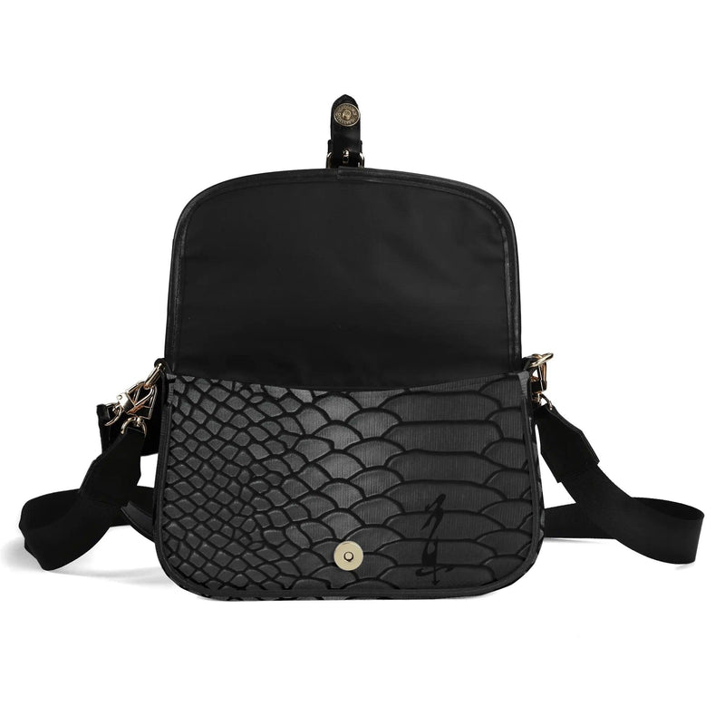 Women's Leather With Chain Crossbody Square Bag