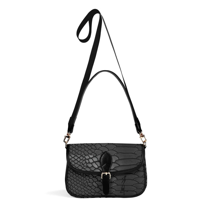Women's Leather With Chain Crossbody Square Bag