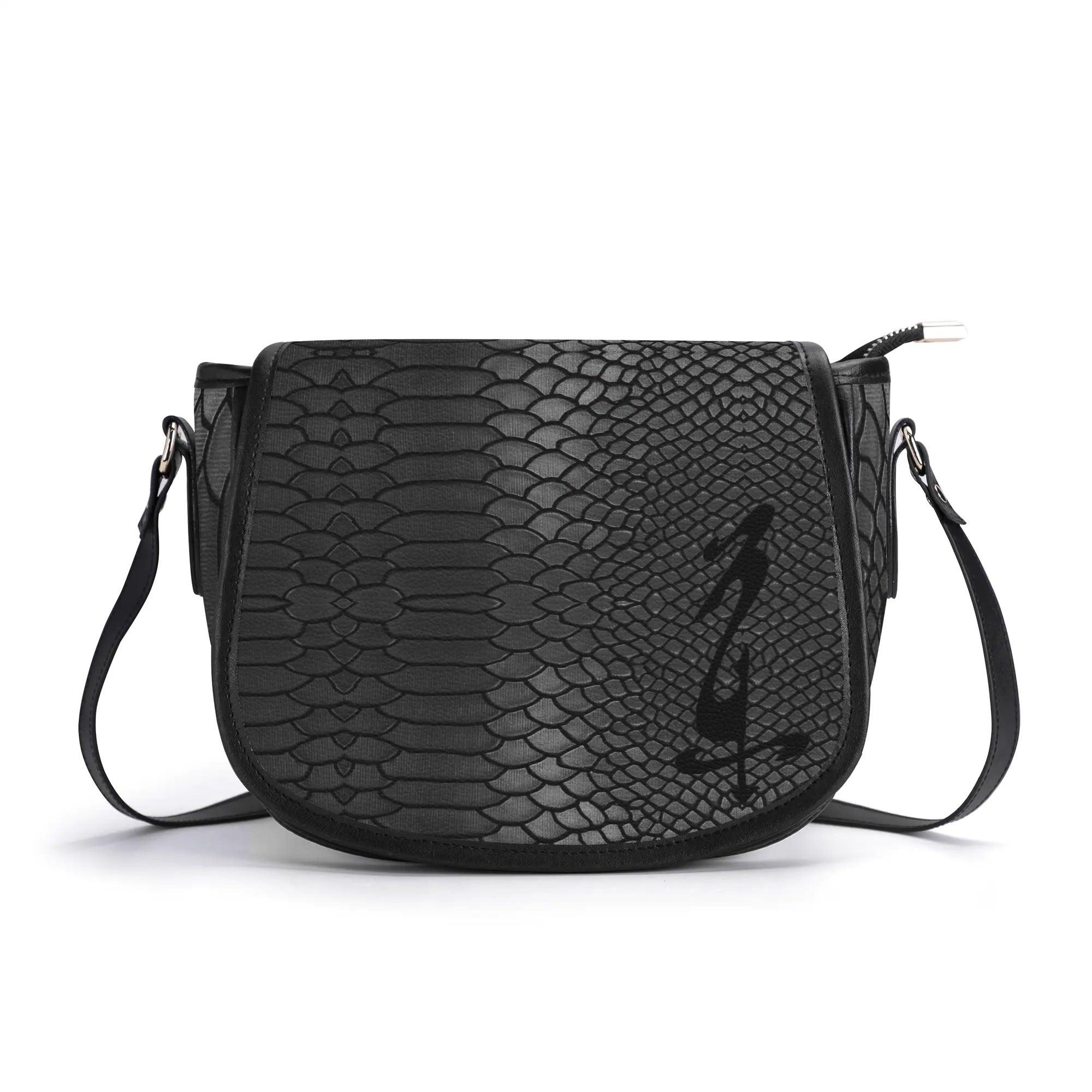 Women's Leather Saddle Bag - MES...Where