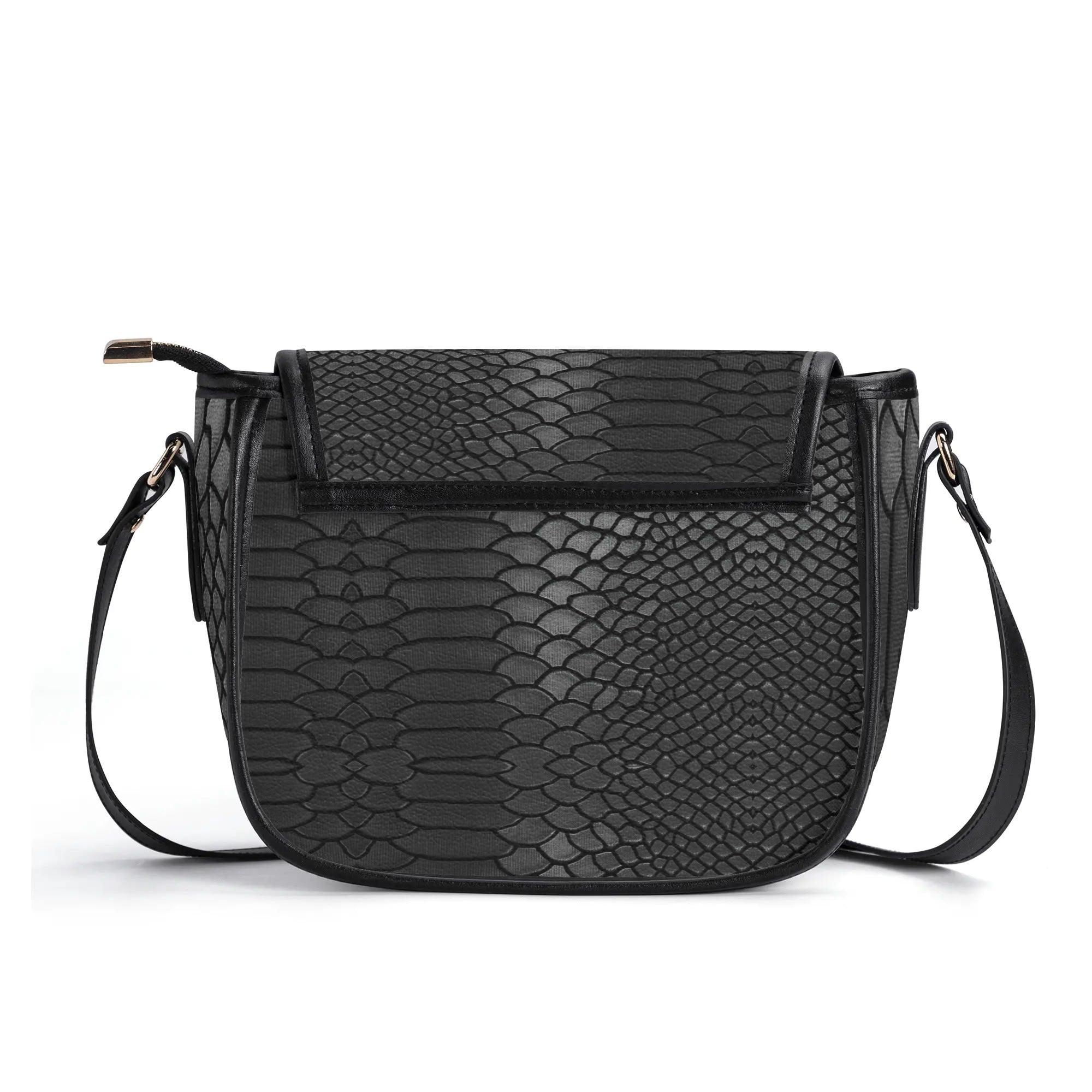 Women's Leather Saddle Bag - MES...Where