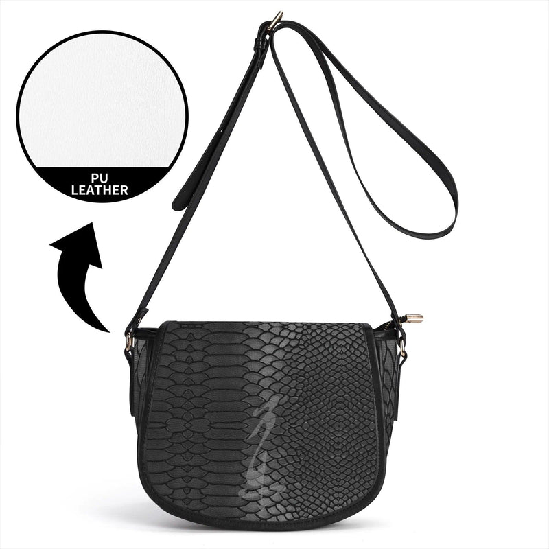 Women's Leather Saddle Bag