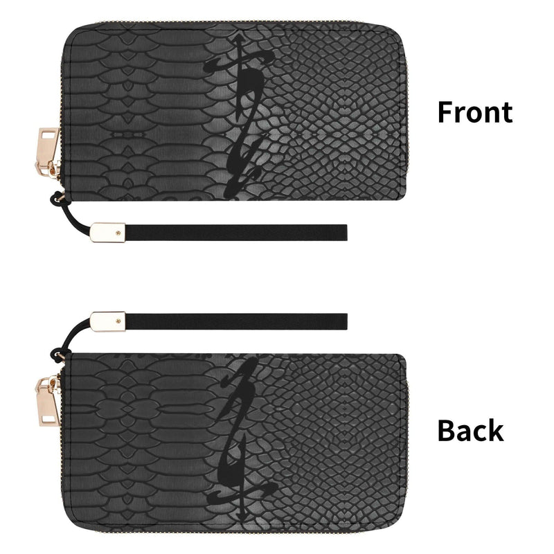 Clutch Leather Zipper Wallet