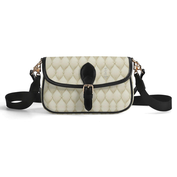 Women's Leather With Chain Crossbody Square Bag