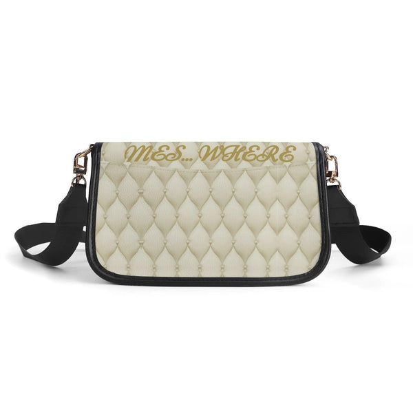 Women's Leather With Chain Crossbody Square Bag