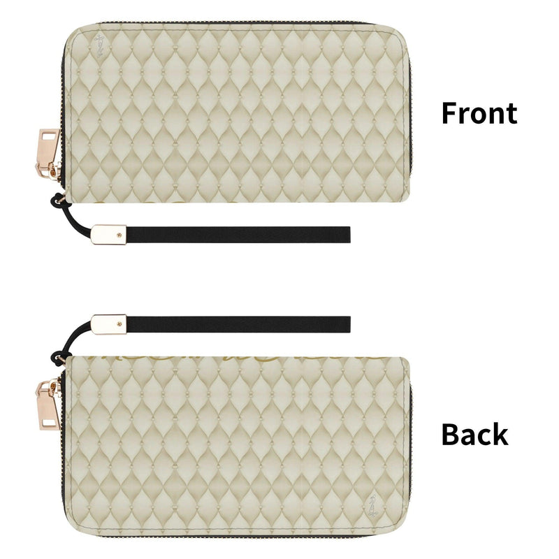 Clutch Leather Zipper Wallet