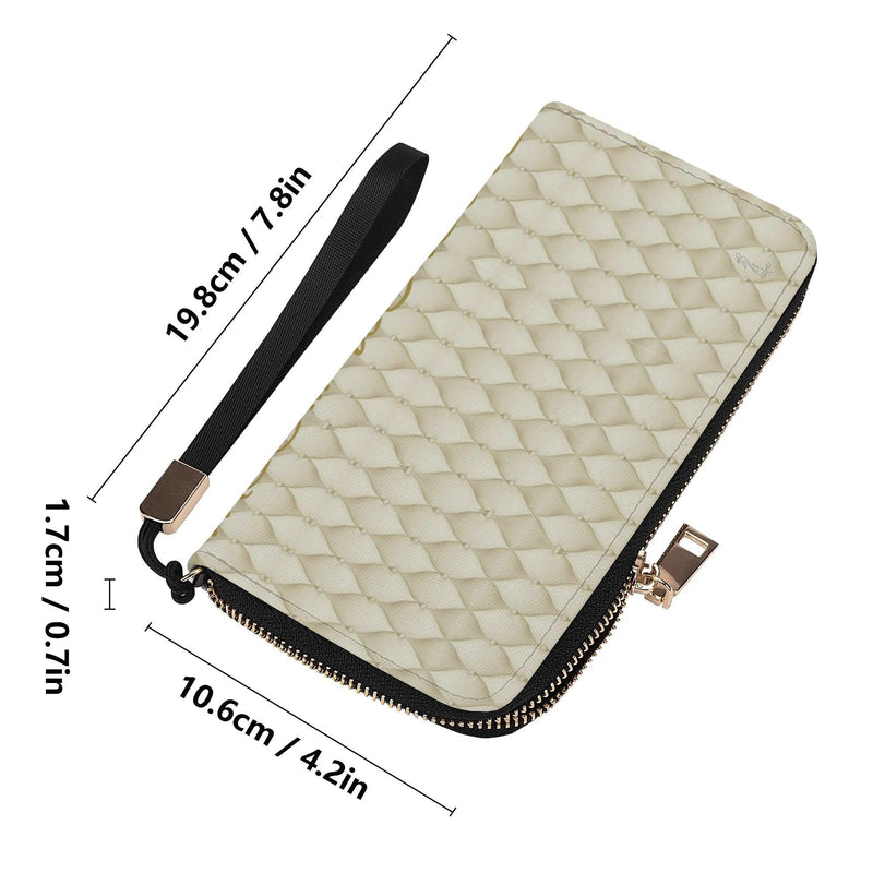 Clutch Leather Zipper Wallet