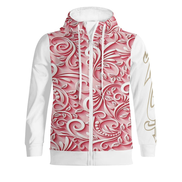 Unisex Women's Full Zip Turtleneck Hoodie Streetwear