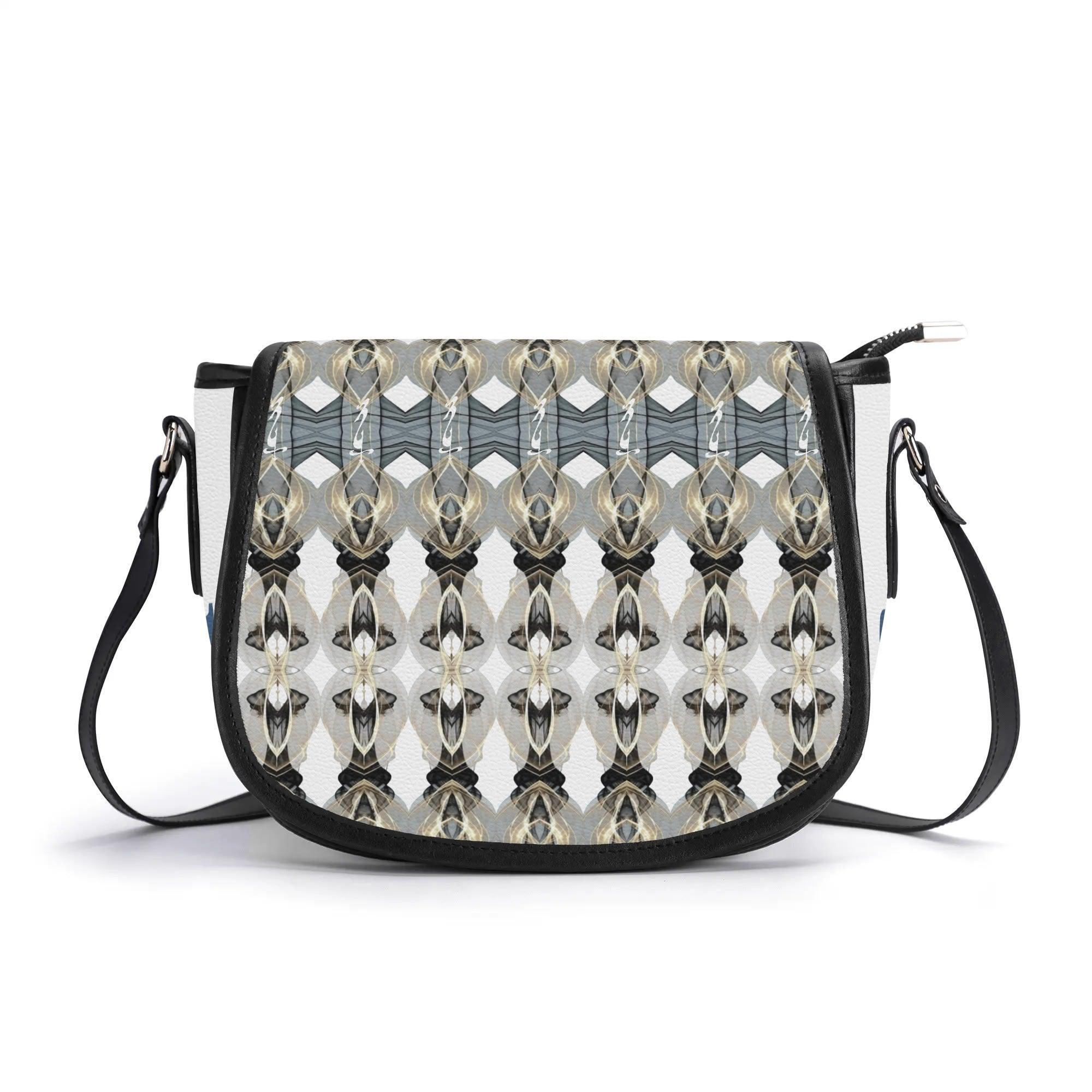 Women's Leather Saddle Bag - MES...Where