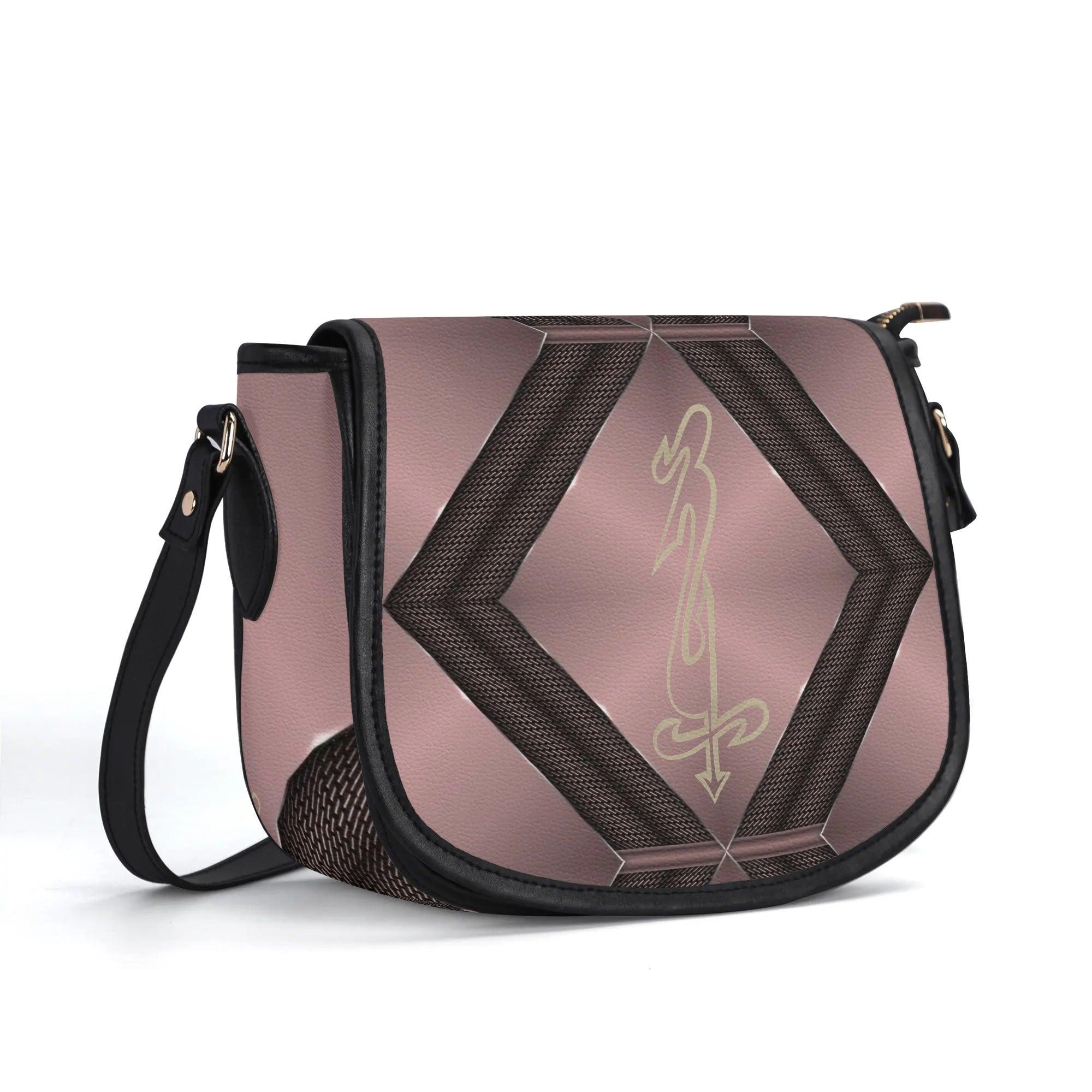 Women's Leather Saddle Bag - MES...Where