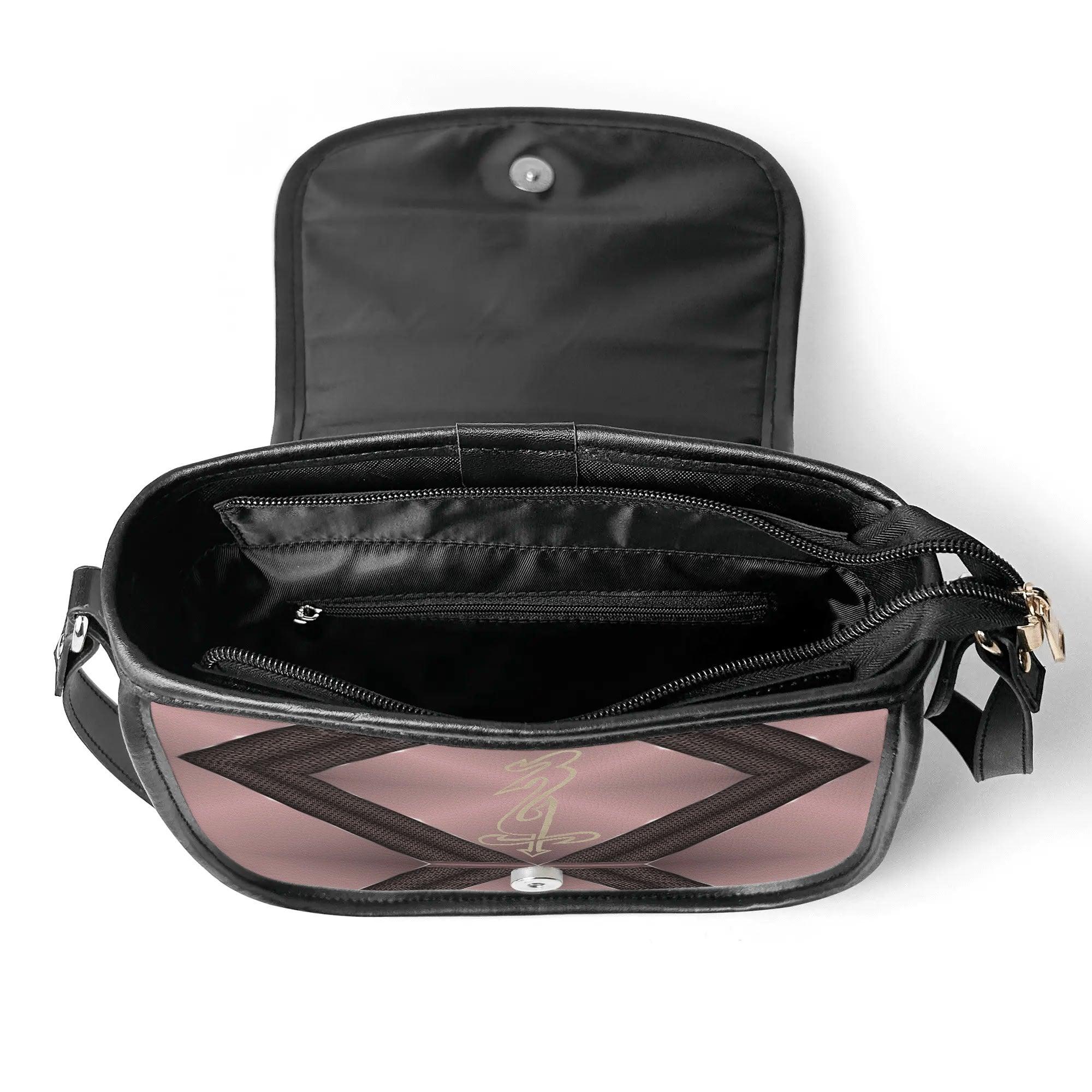 Women's Leather Saddle Bag - MES...Where