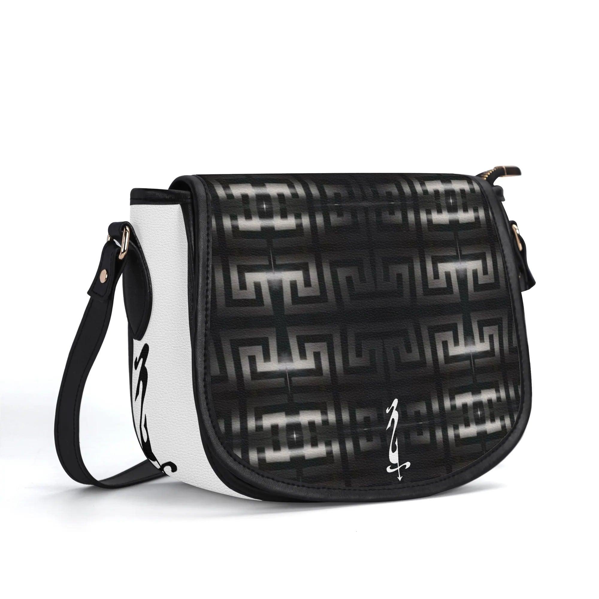 Women's Leather Saddle Bag - MES...Where