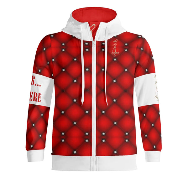 Unisex Women's Full Zip Turtleneck Hoodie Streetwear