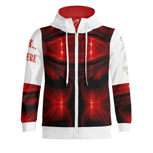 Unisex Men's Full Zip Turtleneck Hoodie Streetwear